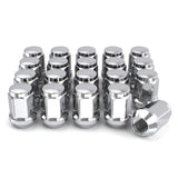 24 Dodge Durango, Dakota Chrome Bulge Acorn Lug Nuts | 1/2"-20 | Closed End