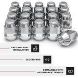 23 Jeep Lug Nuts, Bulge Acorn Lugs, 1/2"-20, Closed End, 5X5, 5X4.5, 5X5.5 Spare