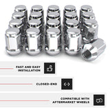 23 Jeep Lug Nuts | Bulge Acorn Lugs | 1/2-20 | Closed End | 5X5 | 5X4.5 | 5X5.5