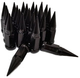 32x BLACK SPIKED EXTENDED LUG NUTS 14x1.5 OFFROAD SPIKE LUG NUTS - SET Group USA