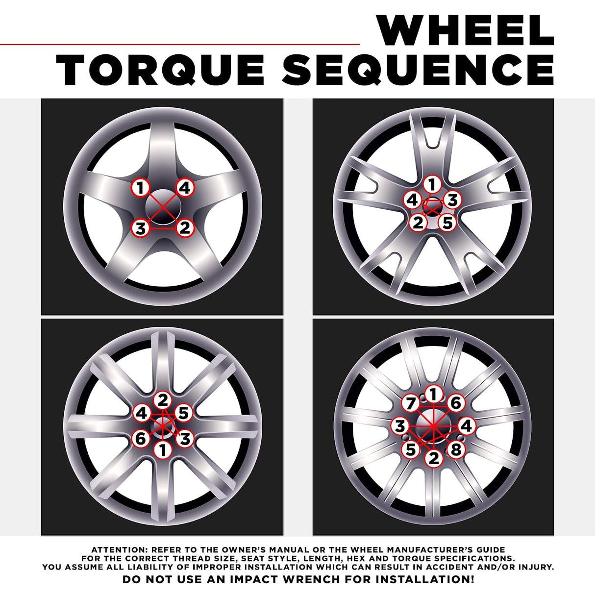 5X Dodge Oem Lug Nuts | 9/16 | Ram 1500, Durango, Dakota, Raider, Factory Lugs |