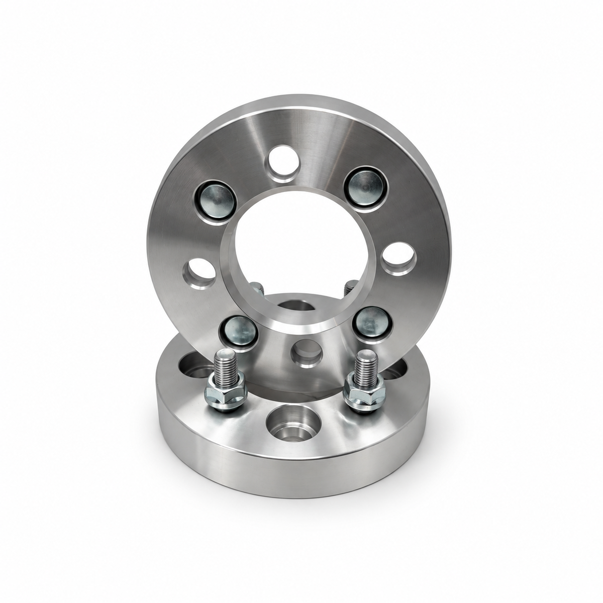 2x 4x100 Wheel Spacers | 1.25" Inch (32mm) | 12x1.5 Studs & Lug Nuts | 71mm Center Bore | Forged 6061 T-6 Aerospace Grade Hard Anodized Aluminum