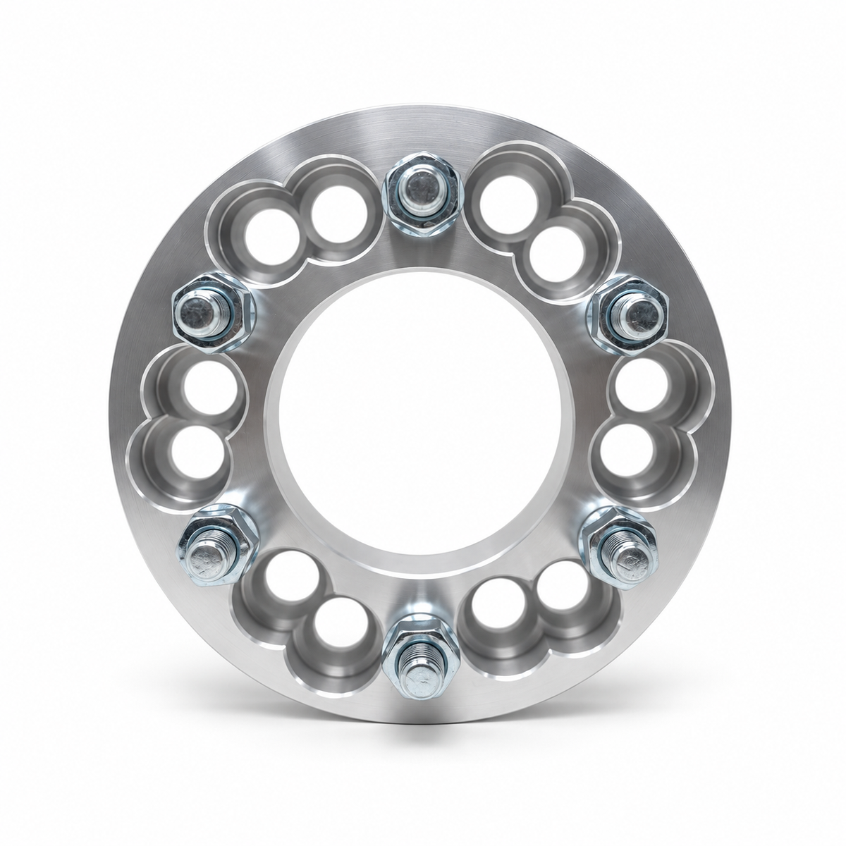 2x 6x135 Or 6x5.5 to 6x135 Wheel Adapters | 1.25" Inch Thick (32mm) | 14x1.5 Studs & Lug Nuts | 108mm Center Bore | Forged 6061 T-6 Aerospace Grade Hard Anodized Aluminum