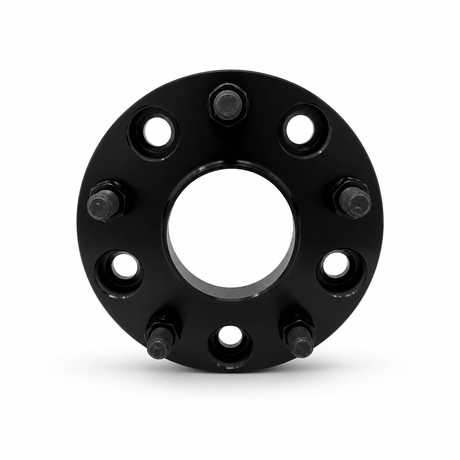 4x 5x4.5 Hub Centric Wheel Spacers | 1 Inch (25mm) | 14x1.5 Studs & Lug Nuts | 70.5mm Center Bore & Wheel Centering Lip | Forged 6061 T-6 Aerospace Grade Hard Anodized Aluminum - SET Group USA