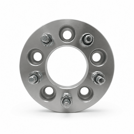 4x 5x4.5 to 5x4.75 Wheel Adapters | 1" Inch Thick (25mm) | Use Chevy Or GM 5x4.75 Wheels On 5x4.5 Or 5x114.3 Vehicles | 12x1.5 Studs & Lug Nuts | 74mm Center Bore | Forged 6061 T-6 Aluminum - SET Group USA