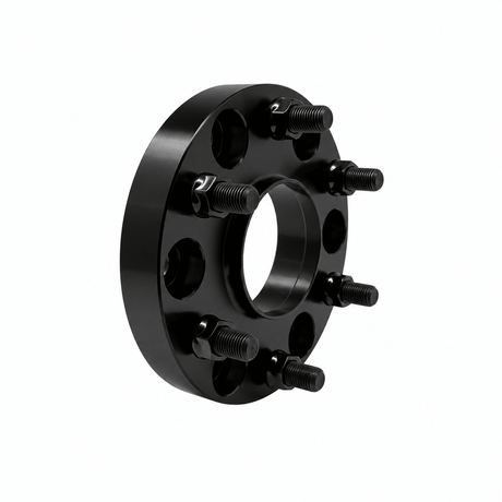 4x 6x135 to 6x5.5 Ford To Chevy Hub Centric Wheel Adapters | 1.25" Inch Thick (32mm) | 14x1.5 Studs & Lug Nuts | 87mm Center Bore & 78.1mm Wheel Centering Lip | Forged 6061 T-6 Aerospace Grade Hard Anodized Aluminum - SET Group USA