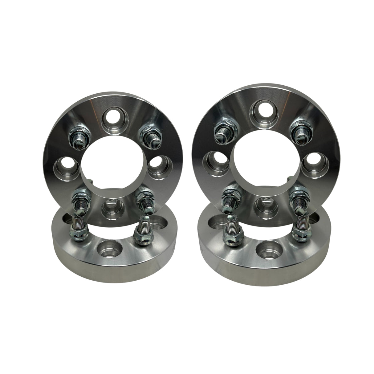 4 Wheel Adapters / Spacers 1" Inch Thick | 4X100 To 4X4.25 | 4 Lug 100 | 12X1.5