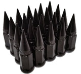 20 SPIKED EXTENDED LUG NUTS 1/2-20 SPIKE LUG NUTS (BLACK OR SILVER) - Set Group USA - 4