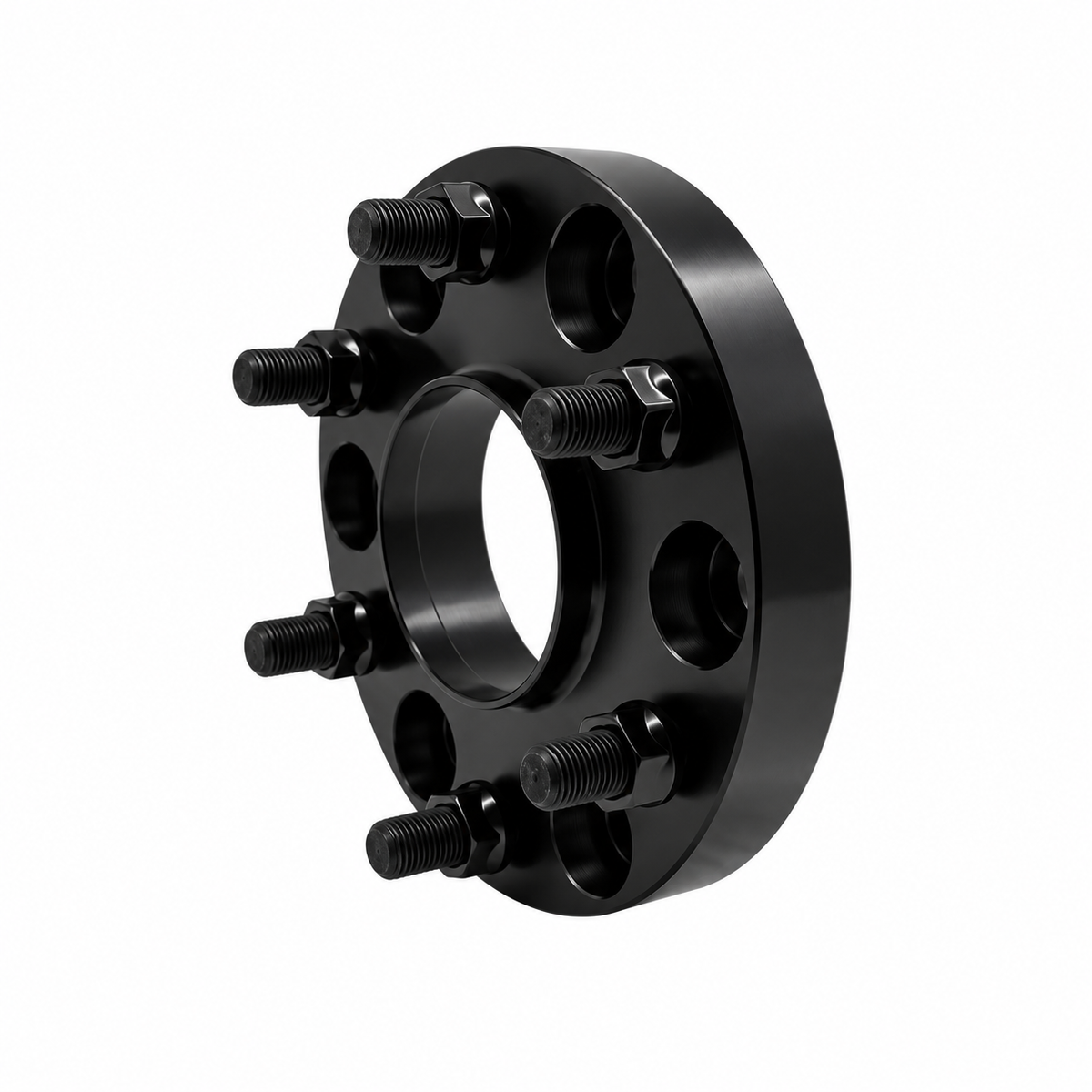 2x 6x120 Hub Centric Wheel Spacers | 1.5" Inch (38mm) | 14x1.5 Studs & Lug Nuts | 66.9mm Center Bore & Wheel Centering Lip | Forged 6061 T-6 Aerospace Grade Hard Anodized Aluminum