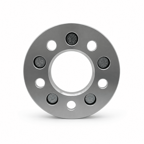 2x 5x5.5 Dodge Ram 1500 2012-2018 Wheel Spacers | 2" Inch (50mm) | 14x1.5 Studs & Lug Nuts | 108mm Center Bore | Forged 6061 T-6 Aerospace Grade Hard Anodized Aluminum - SET Group USA