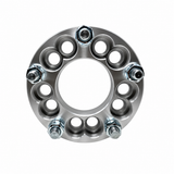 4x 5x5 Or 5x5.5 to 5x5 Wheel Adapters | 1.5" Inch Thick (38mm) | Dual Drilled Universal Fit 5x5 Or 5x5.5 Vehicles | 1/2-20 Studs & Lug Nuts | 87.1mm Center Bore | Forged 6061 T-6 Aerospace Grade Hard Anodized Aluminum