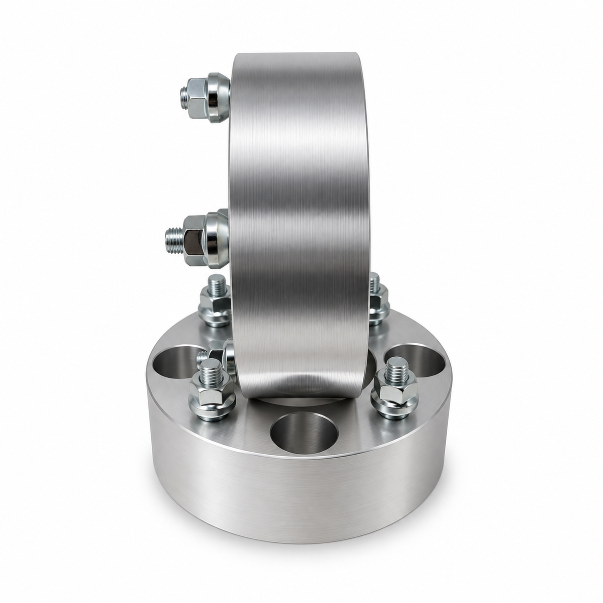 2x 4x110 Wheel Spacers | 2" Inch (50mm) | 12x1.25 Studs & Lug Nuts | 68mm Center Bore | Forged 6061 T-6 Aerospace Grade Hard Anodized Aluminum