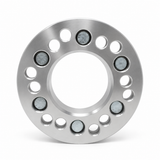 2x 6x135 Or 6x5.5 to 6x135 Wheel Adapters | 1.25" Inch Thick (32mm) | 14x1.5 Studs & Lug Nuts | 108mm Center Bore | Forged 6061 T-6 Aerospace Grade Hard Anodized Aluminum