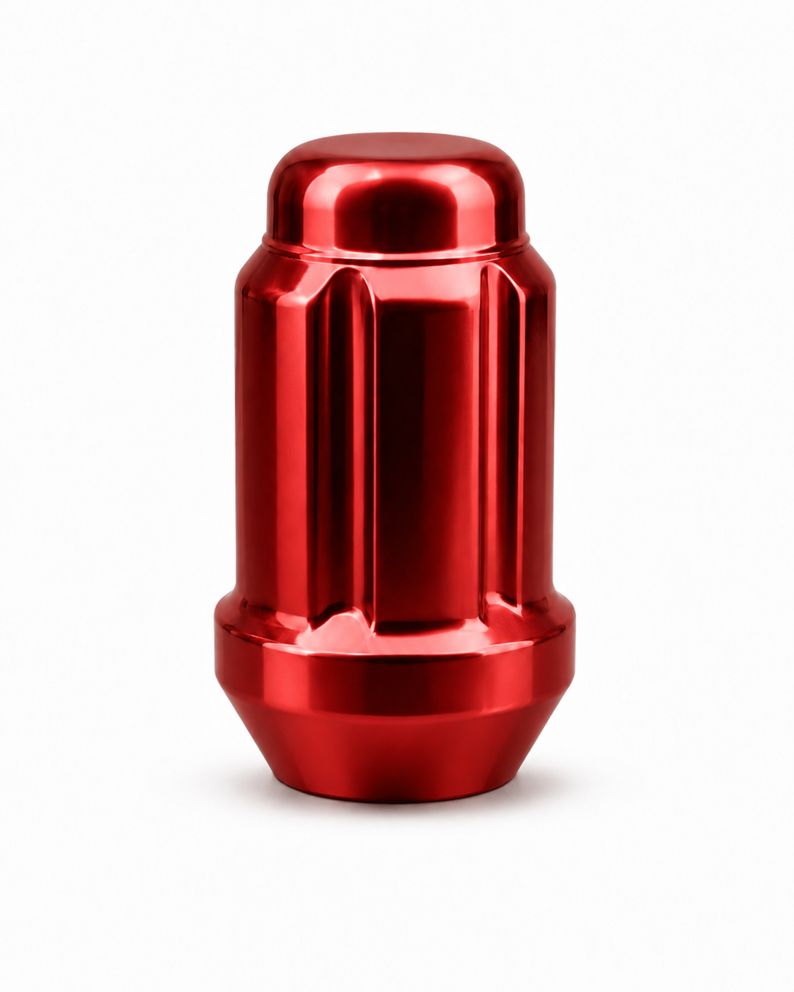 1Pc Red Spline Tuner Racing Lug Nut | 12X1.5 | Fits Most Jdm Honda Acura |