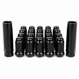 32 Pc Dodge Ram 6 Spline Gorilla Lug Nuts 2500 3500 14x1.5 Black Tru
