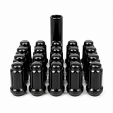 32 Pc Dodge Ram 6 Spline Gorilla Lug Nuts 2500 3500 14x1.5 Black Tru