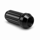 20 Black Spline Lug Nuts + Key | 9/16 | Dodge | Chrysler | Mitsubishi | 2" Tall