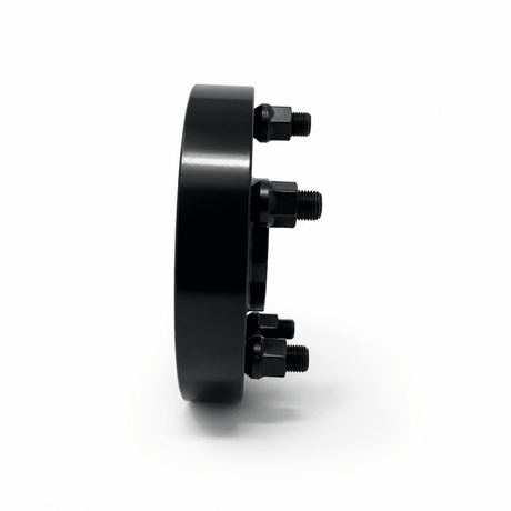 4x 5x5 Hub Centric Wheel Spacers | 2" Inch (50mm) | 1/2-20 Studs & Lug Nuts | 71.5mm Center Bore & Wheel Centering Lip | Forged 6061 T-6 Aerospace Grade Hard Anodized Aluminum - SET Group USA