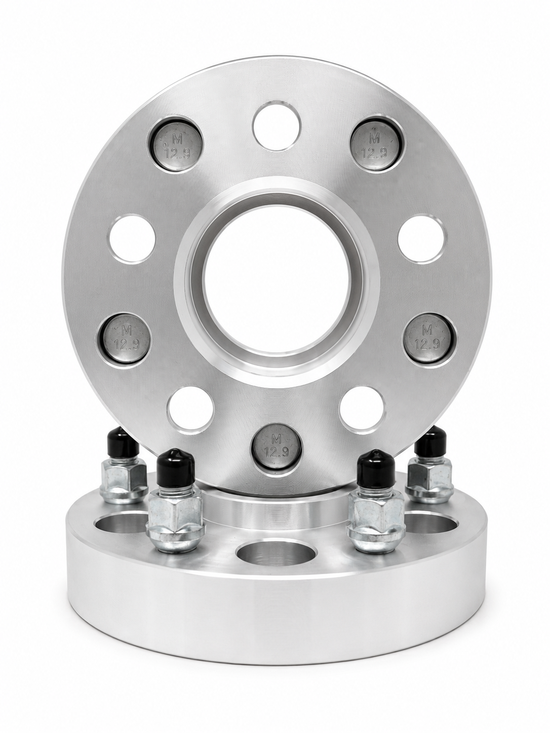 2 Jeep Wheel Spacer Adapters | 5X4.5 To 5X5 | 2" Inch Thick | Hubcentric 1/2-20