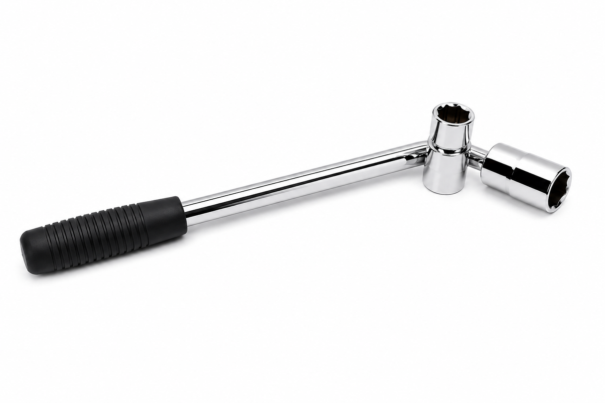 Supreme Lug Nut Wrench | Extendable 21" | + 17mm 19mm 21mm 23mm Flip Sockets!