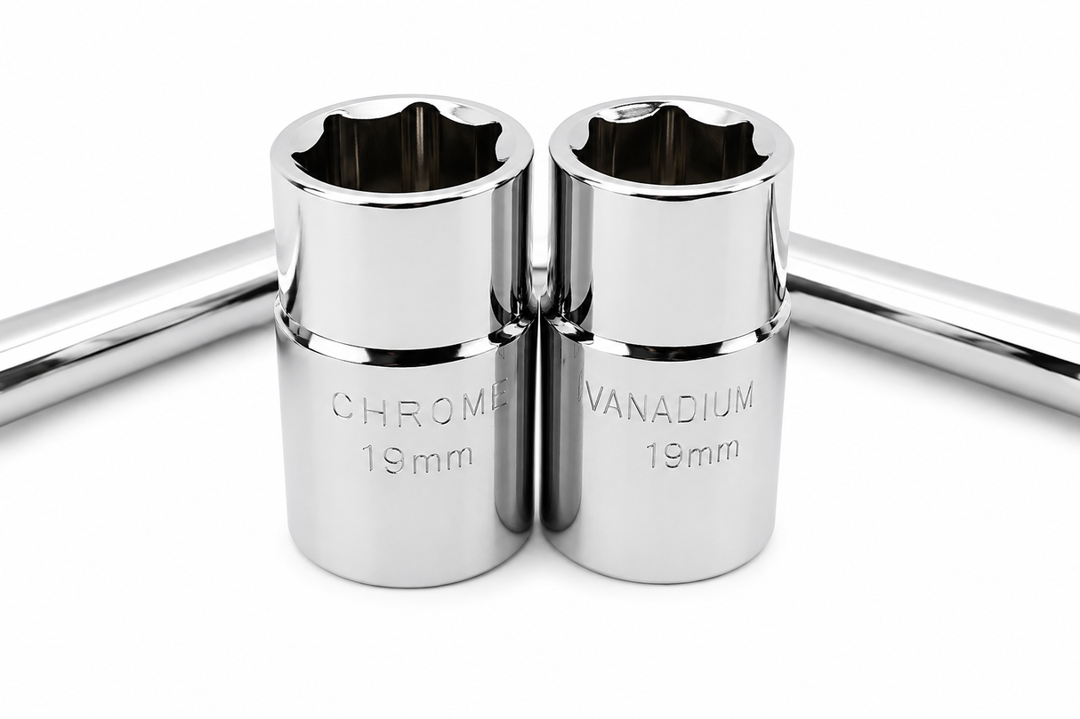 Supreme Lug Nut Wrench | Extendable 21" | + 17mm 19mm 21mm 23mm Flip Sockets!