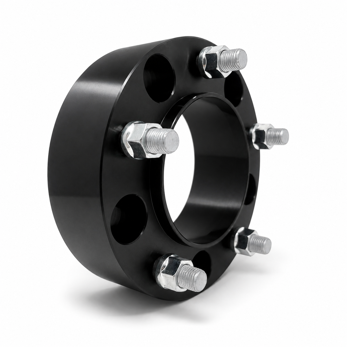 2x 5x150 Toyota Tundra Sequoia Land Cruiser 2007-2021 Hub Centric Wheel Spacers | 2" Inch (50mm) | 14x1.5 Studs & Lug Nuts | 110mm Center Bore & Wheel Centering Lip | Forged 6061 T-6 Aerospace Grade Hard Anodized Aluminum