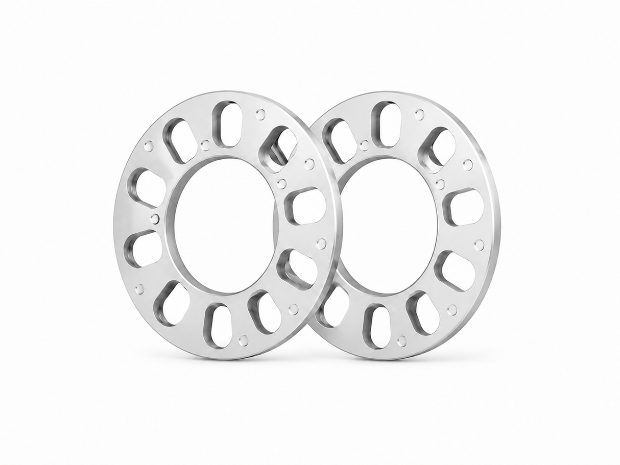 2 Wheel Spacers 1/4 Inch Thick 6mm | Fits All 6X5.5 Or 6X139.7 | 6 Lug Vehicles