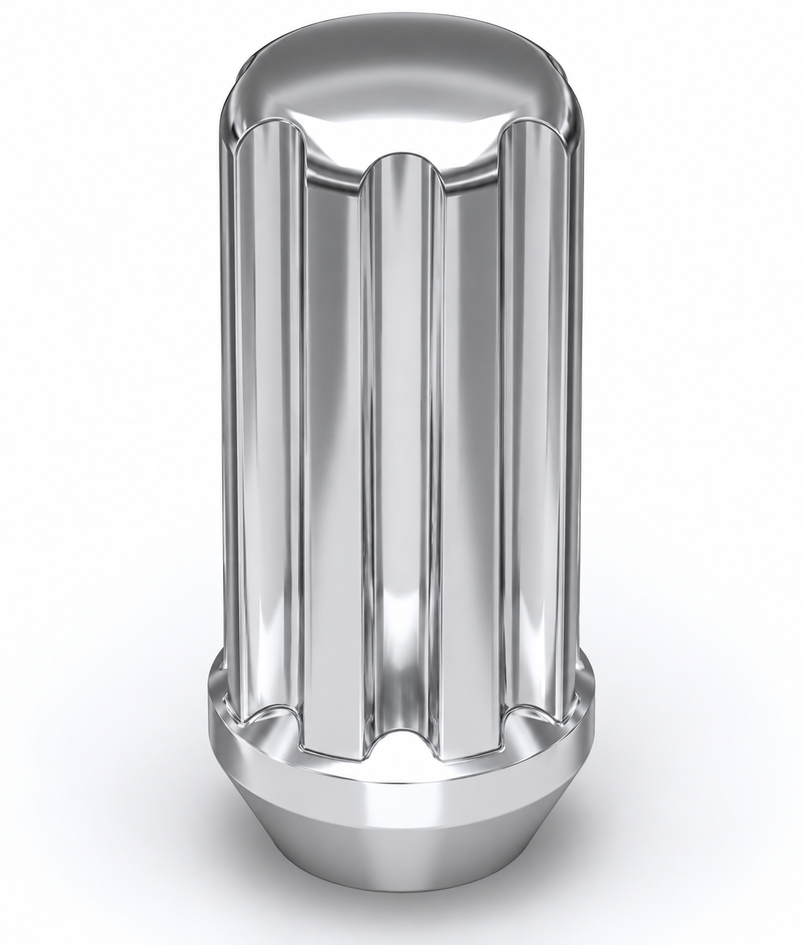 1Pc Chrome Seven Spline Lug Nut | 14X1.5 | 8X6.5 | Chevy Gmc | Silverado Hummer