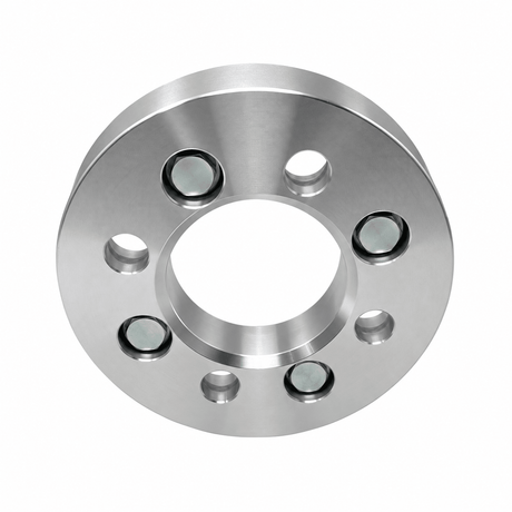 4x 4x4.5 Wheel Spacers | 1.5" Inch (38mm) | 12x1.5 Studs & Lug Nuts | 71mm Center Bore | Forged 6061 T-6 Aerospace Grade Hard Anodized Aluminum - SET Group USA