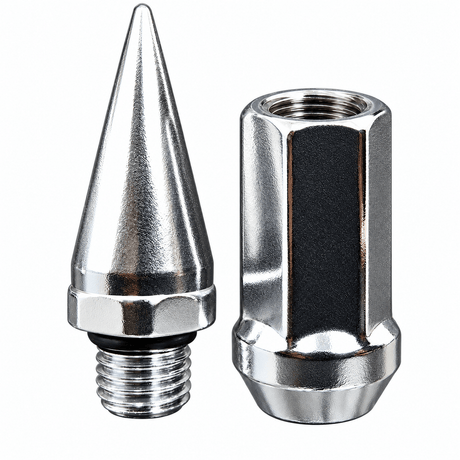 32x CHROME SPIKED EXTENDED LUG NUTS 14x1.5 OFFROAD SPIKE LUG NUTS - SET Group USA