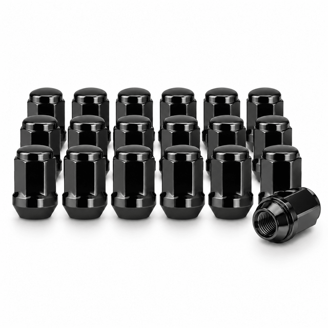 20x Black Lug Nuts Bulge Acorn Lugs | 12X1.25 | Subaru Sti Brz Wrx | Scion Fr-S - SET Group USA