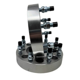 QTY 4x 8X6.5 Wheel Spacers Adapters 9/16-18 Studs 1.5 Inch Dodge Ram | Late Ford F-250 F-350