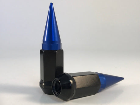 32x BLACK / BLUE SPIKED EXTENDED LUG NUTS 14x1.5 OFFROAD SPIKE LUG NUTS - SET Group USA