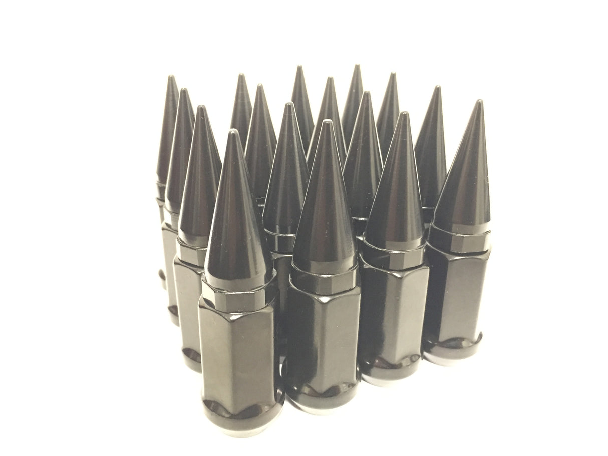 32 CHROME SPIKED EXTENDED LUG NUTS 14x1.5 OFFROAD SPIKE LUG NUTS