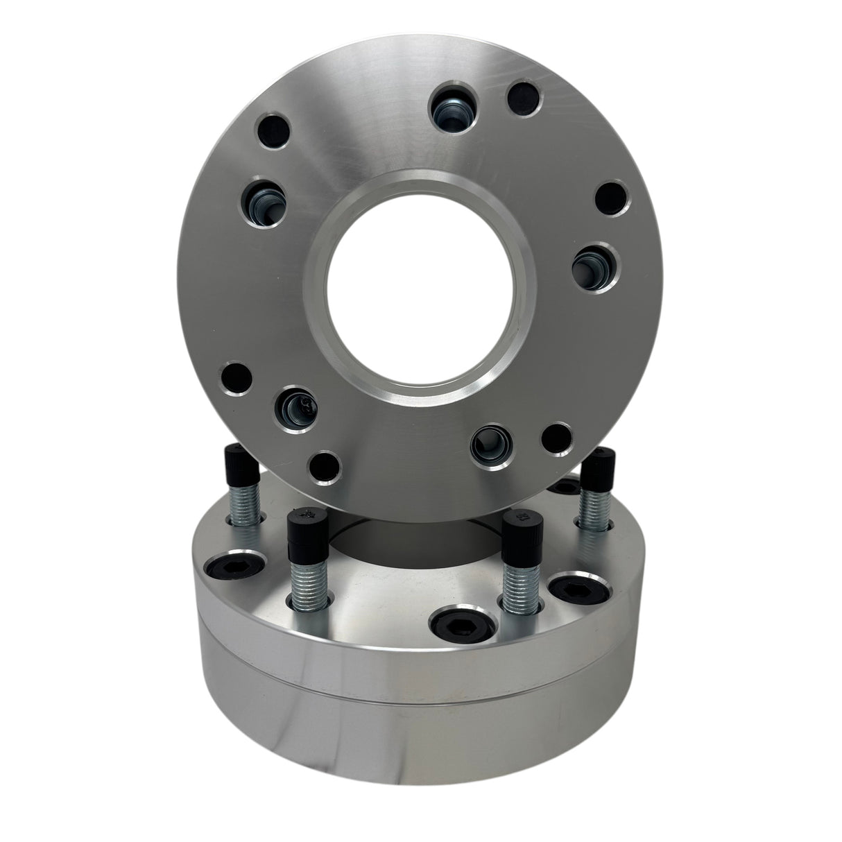 2 WHEEL ADAPTERS 5x4.75 TO 6x5.5 | USE 6 LUG WHEELS ON 5 LUG CAR | 2" INCH THICK | 12x1.5