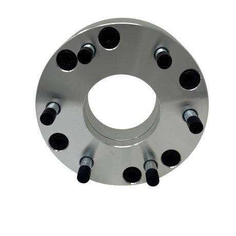 4x 5x5 to 6x5.5 Wheel Adapters | 2" Inch Thick (50mm) | 12x1.5 Studs & Lug Nuts | 78.1mm Center Bore | Forged 6061 T-6 Aerospace Grade Hard Anodized Aluminum - SET Group USA