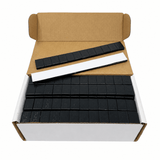 1 Box Of Black Wheel Weights | 1/4 Oz (0.25) | Stick-On Adhesive Tape | 624 Pcs - SET Group USA