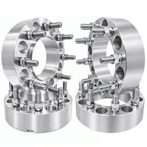 4x 8x170 Wheel Spacers Ford F-250/F-350 2003+, 2" inch, 2 Hub & Wheel Centric Fronts + 2 Lug Centric Rears, M14x1.5 + 32 Free Black or Chrome Spline Lug Nuts - SET Group USA