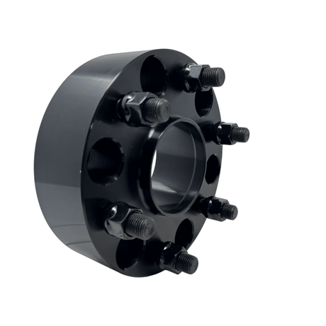 2x 6x5.5 to 6x135 Hub Centric Wheel Adapters | 2" Inch Thick (50mm) | Chevy Silverado 1500 GMC Sierra 1500 1999 & Newer | 14x1.5 Studs & Lug Nuts | 78.1mm Center Bore & 87.1mm Wheel Centering Lip | Forged 6061 T-6 Aluminum - SET Group USA