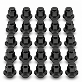 14x1.5 OEM Toyota / Lexus Style Mag Lug Nuts For Tacoma, Tundra, Land Cruiser, Sequoia, LX, GX Black Wheel Lugs With Attached Washer 14mm x 1.5 - SET Group USA
